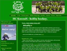 Tablet Screenshot of hc-kocouri.cz